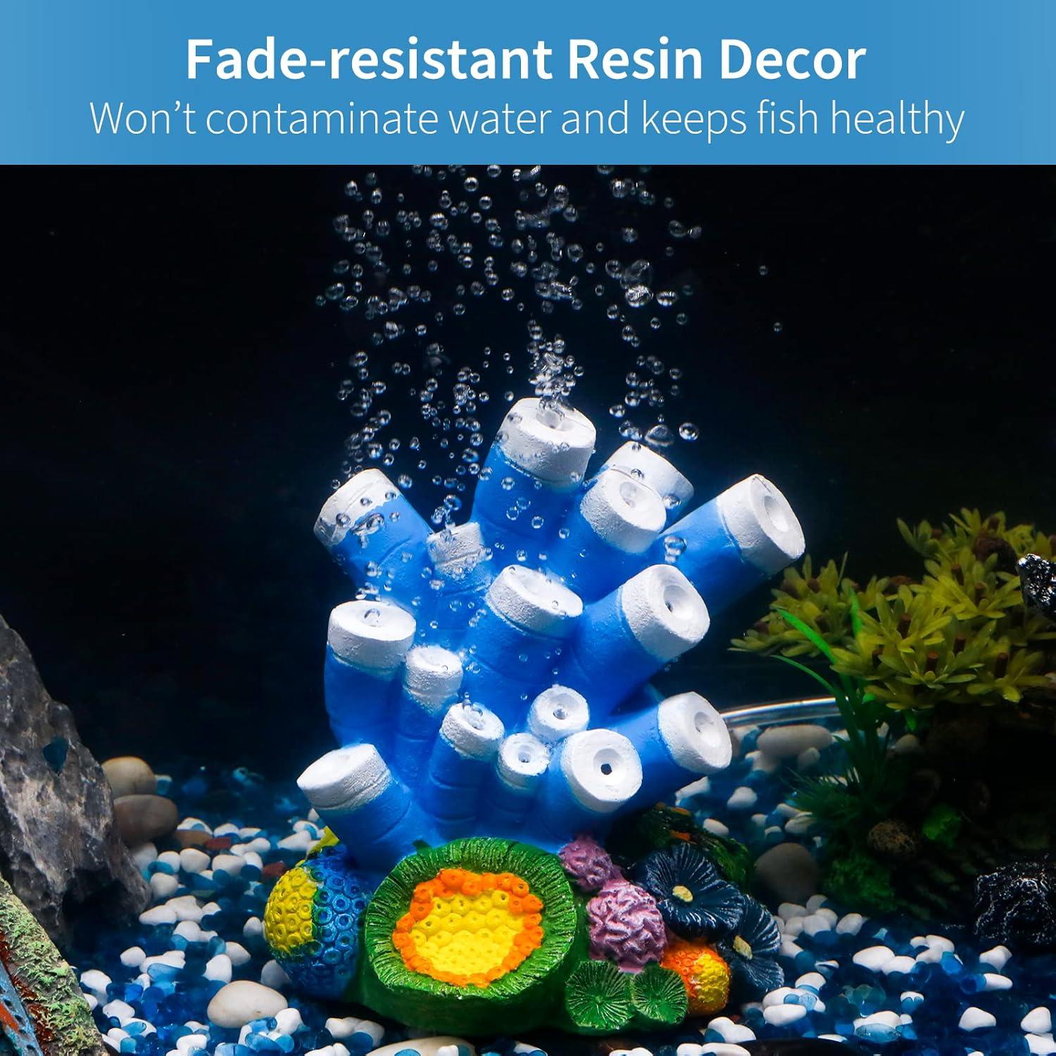 Adorno de Acuario Uniclife con Burbujeador y Piedra de Aire