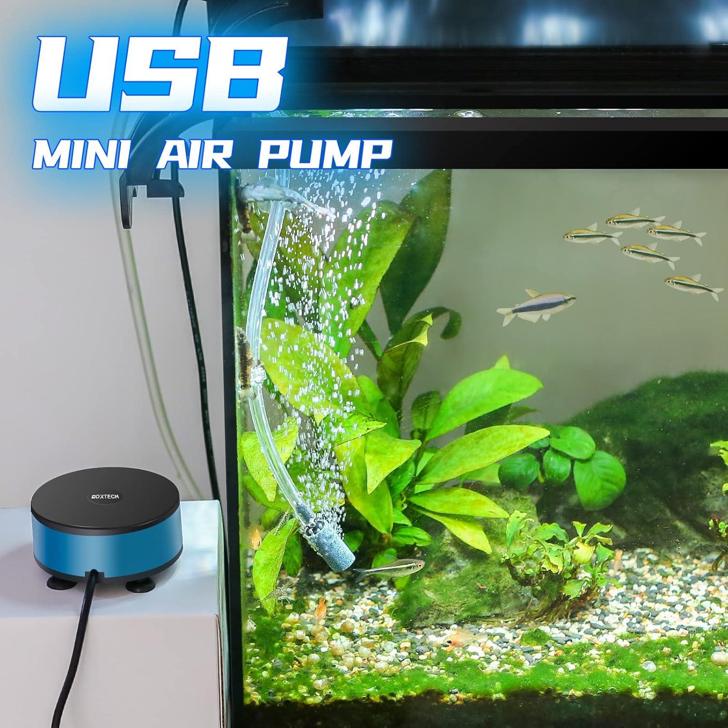 Mini Bomba de Aire USB UPETTOOLS para Acuario 5.7-26.5L