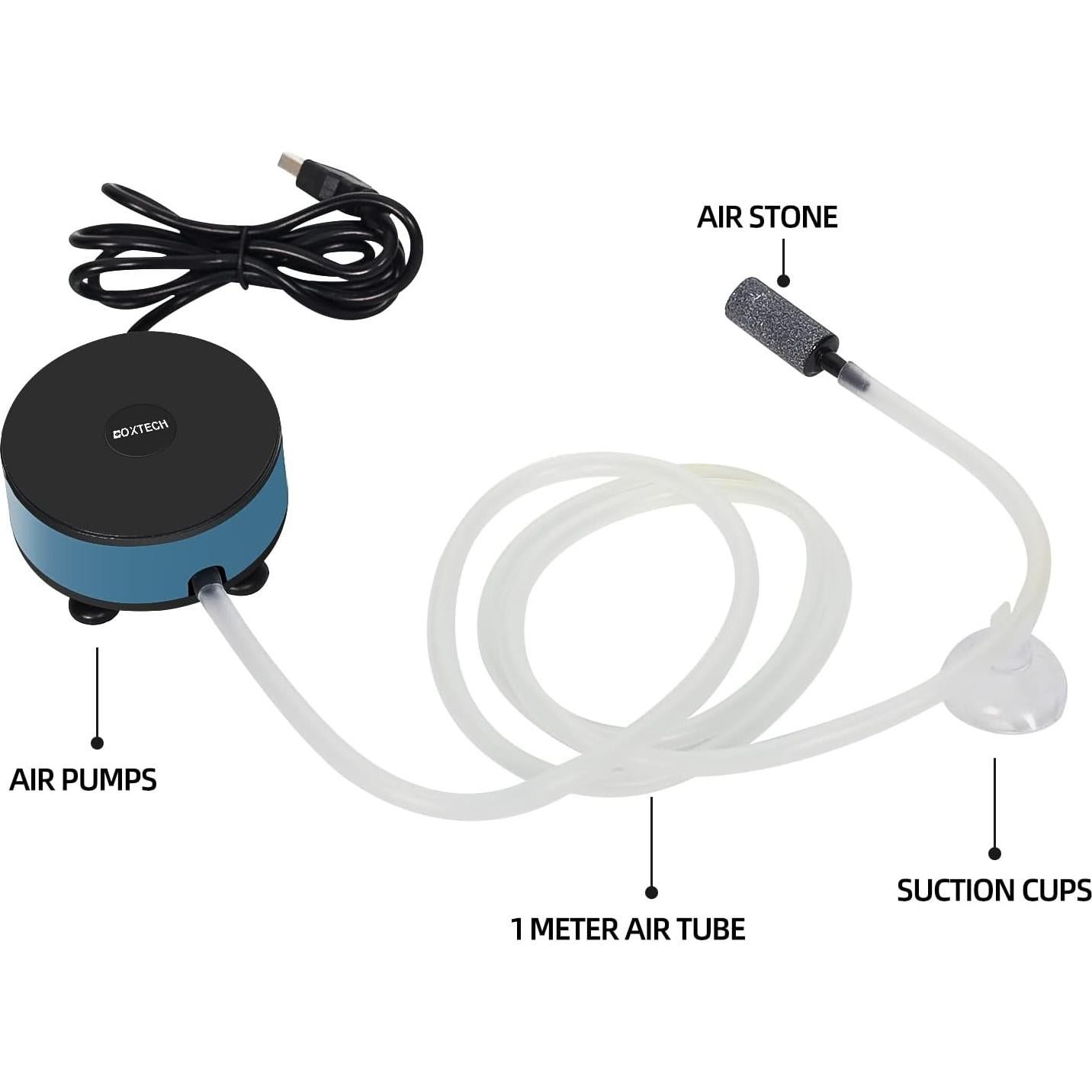 Mini Bomba de Aire USB UPETTOOLS para Acuario 5.7-26.5L