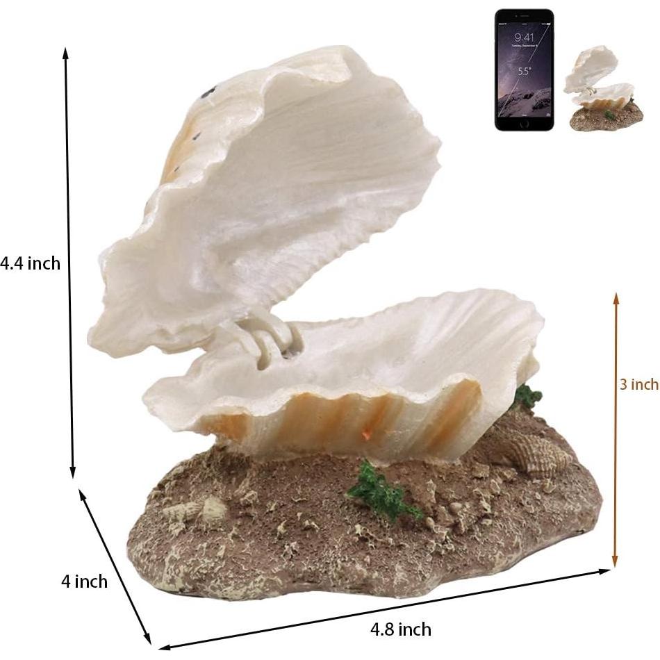 Decoración de Acuario Ulifery con Concha Aireadora y Burbuja