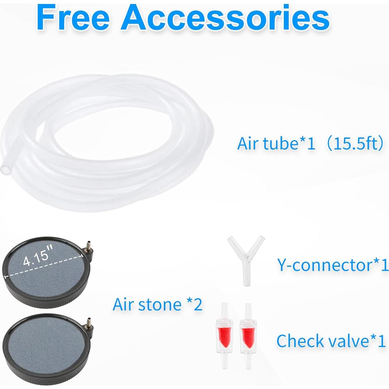 Bomba de Aire Coospider 8W Ultra Silenciosa para Acuario 20-600L