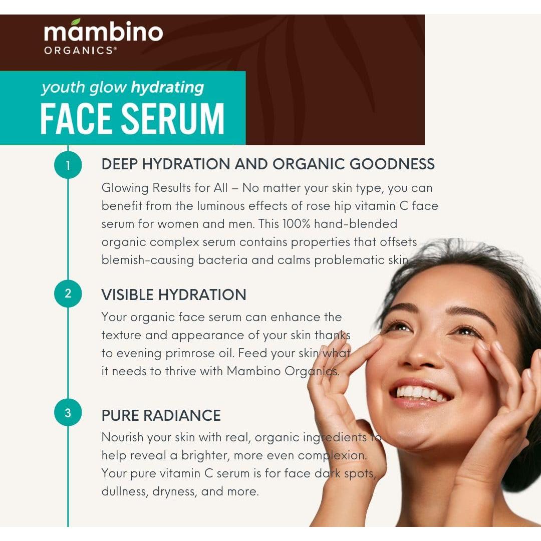 Suero Hidratante Facial Mambino Organics 29.57 ml - Orgánico