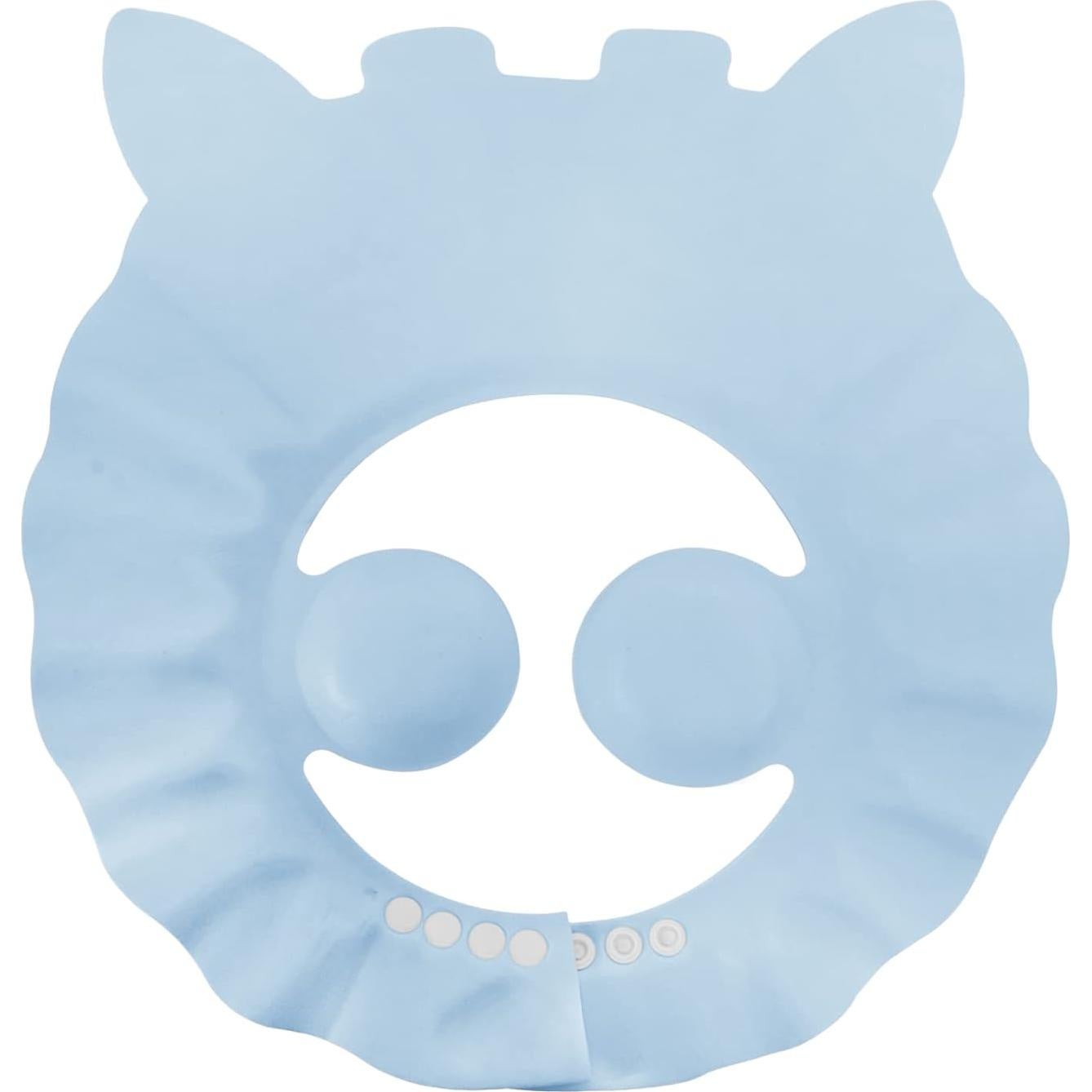 Gorro de Ducha para Bebés EVA Ajustable 44-56cm - Color Azul Claro