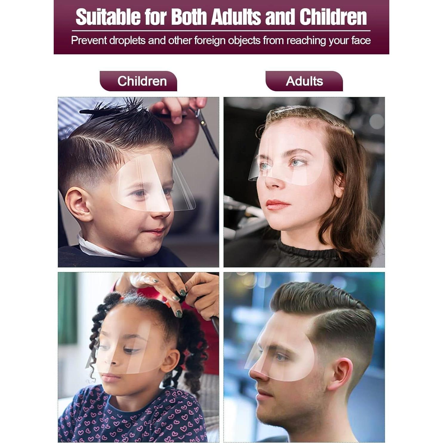 Visores Protectores de Ducha EBANKU 50 Pcs para Cejas y Ojos