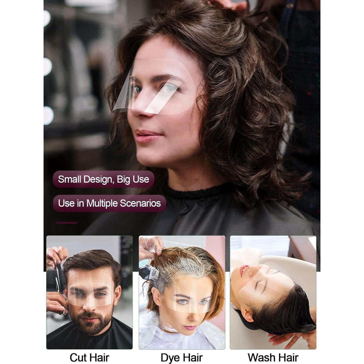 Visores Protectores de Ducha EBANKU 50 Pcs para Cejas y Ojos