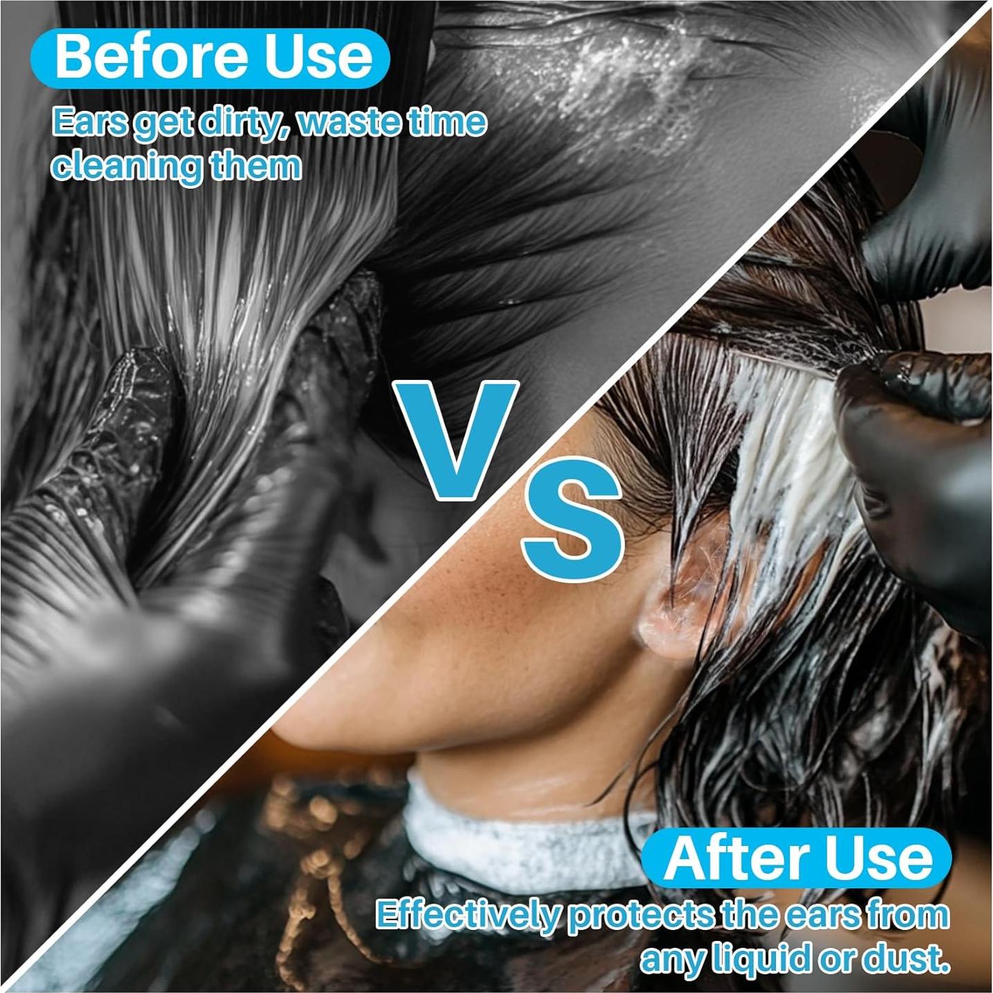 300 Cubiertas de Oído Desechables LY - Impermeables para Ducha y Tinte