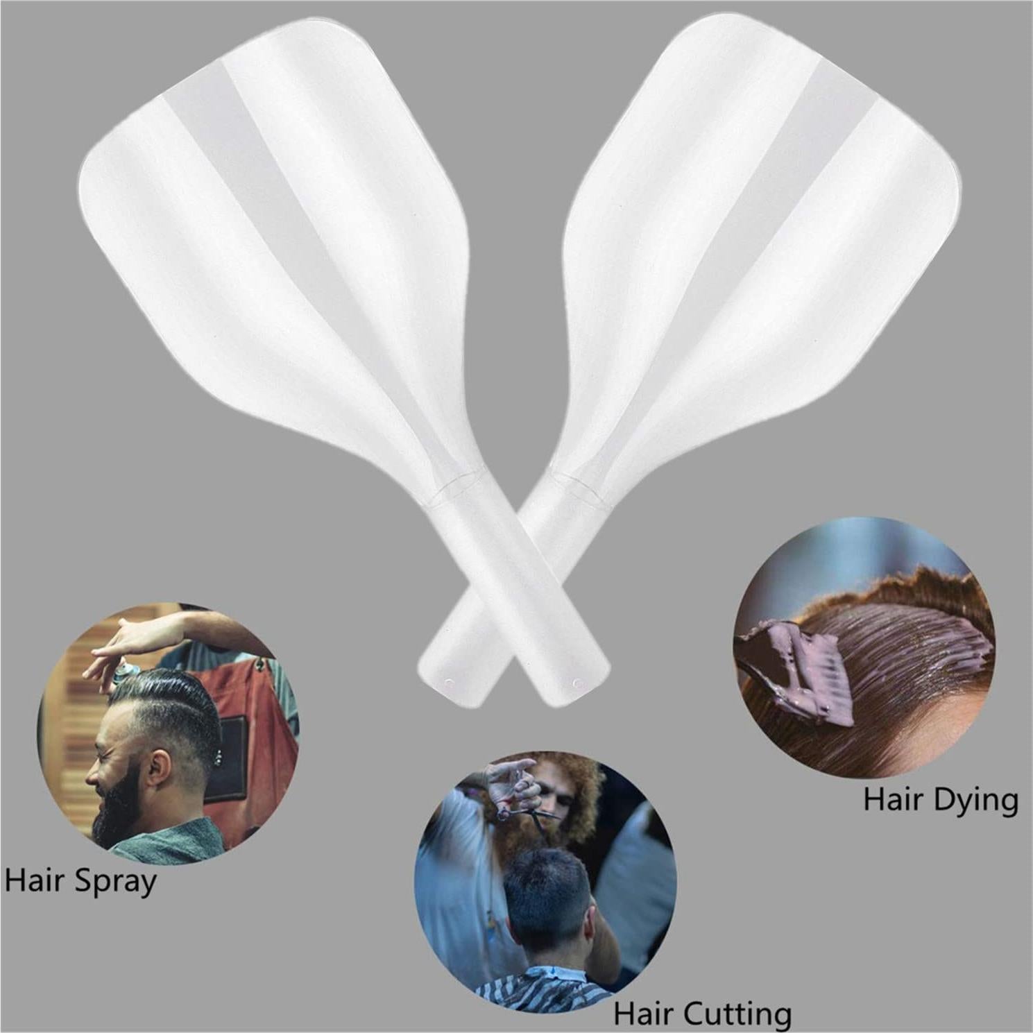 Yebeauty Protector Facial de Barbería 2 PCS Plástico Transparente