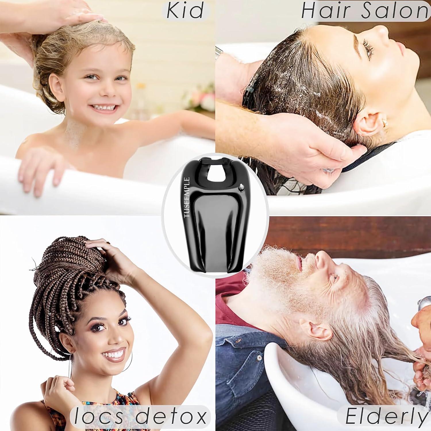 Tazón de Champú Portátil Tuseemple Negro 63.5 cm