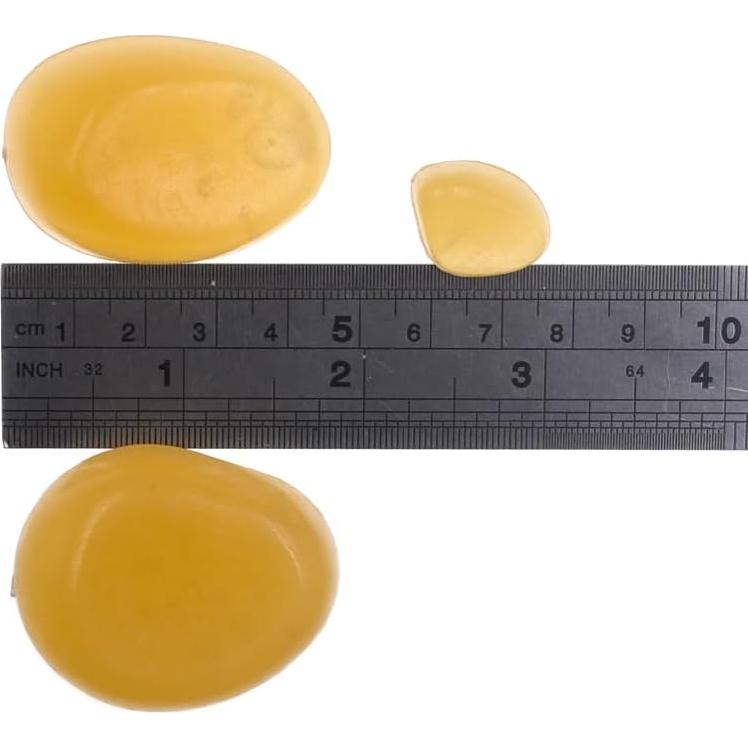 Piedras Brillantes Decorativas QTTLLI 10Pcs 4.5cm Amarillo