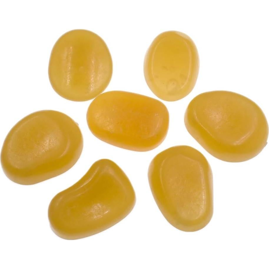 Piedras Brillantes Decorativas QTTLLI 10Pcs 4.5cm Amarillo