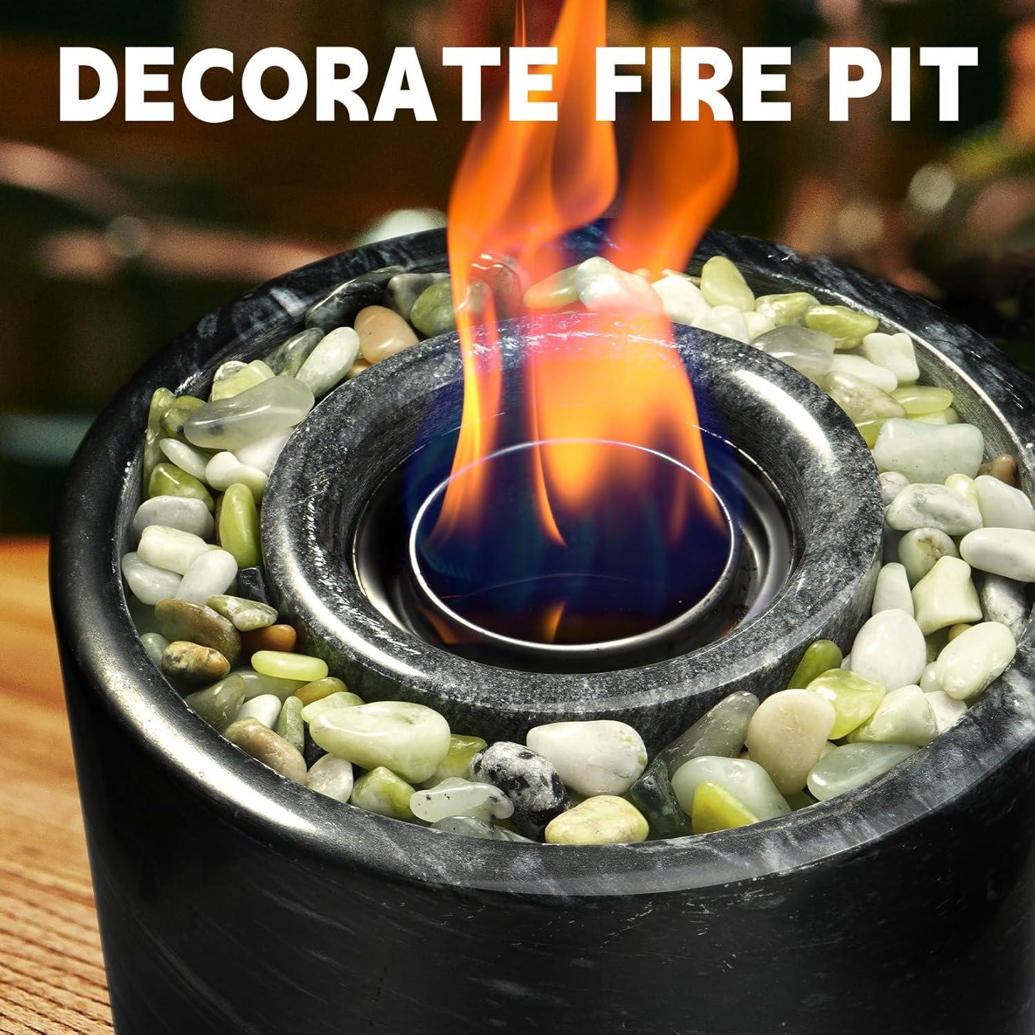 Piedras Decorativas Pulidas RUOJAS 5 lb Jade 1.27 cm para Plantas