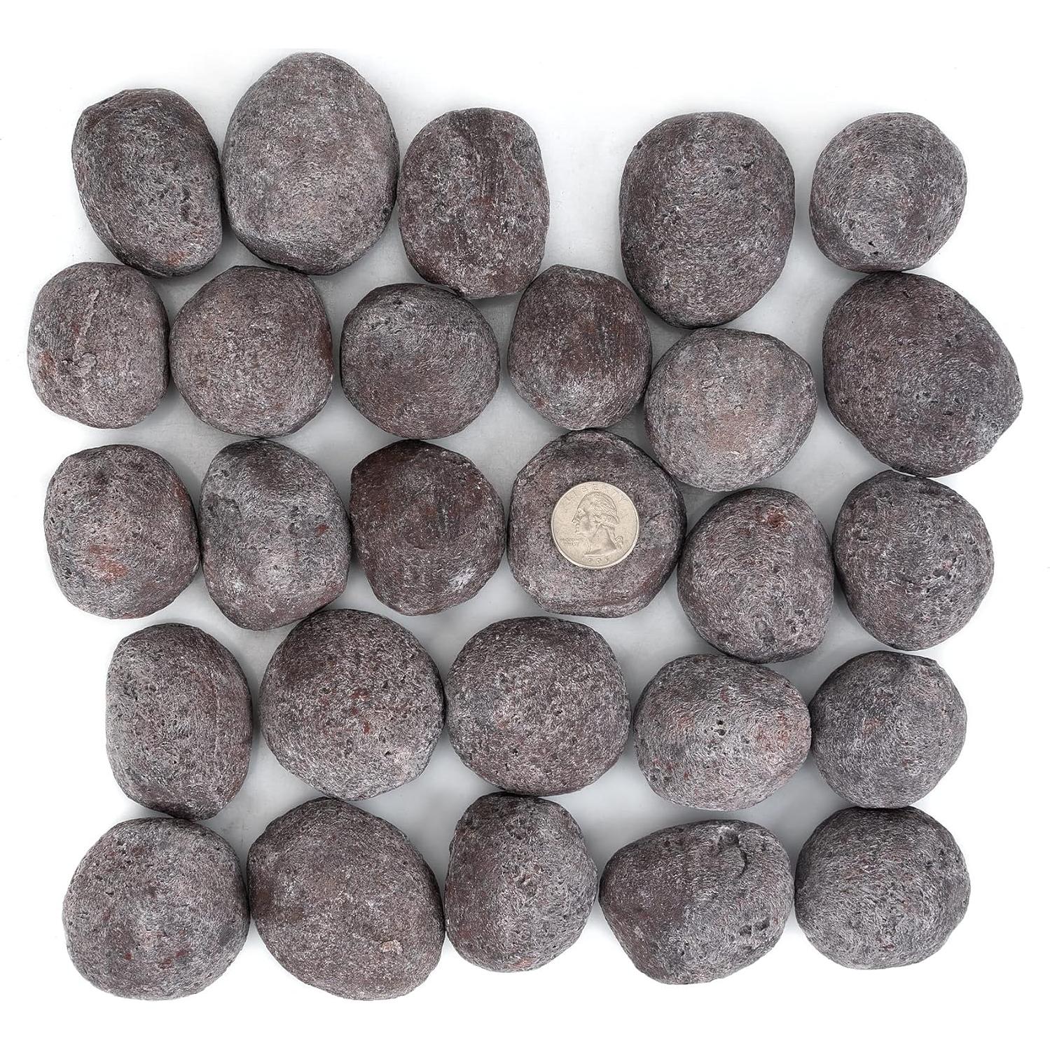 Rocas de Lava Cerámicas Stanbroil 27 Piezas para Fogatas