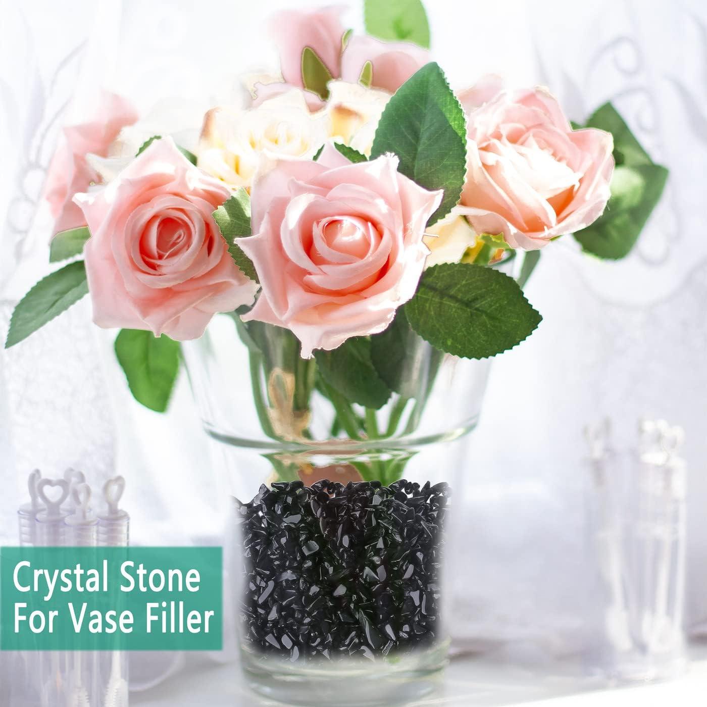 Chips de Obsidiana Negra MAIBAOTA para Decoración y Acuarios 200g