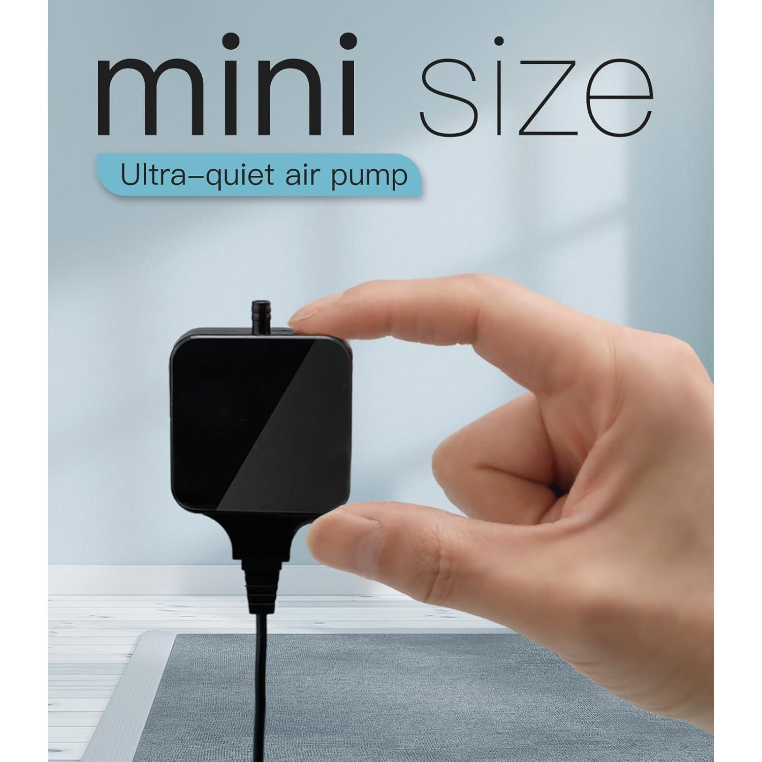 Bomba de aire mini Clscea para acuario 1.5W 3.8-56.8L silenciosa