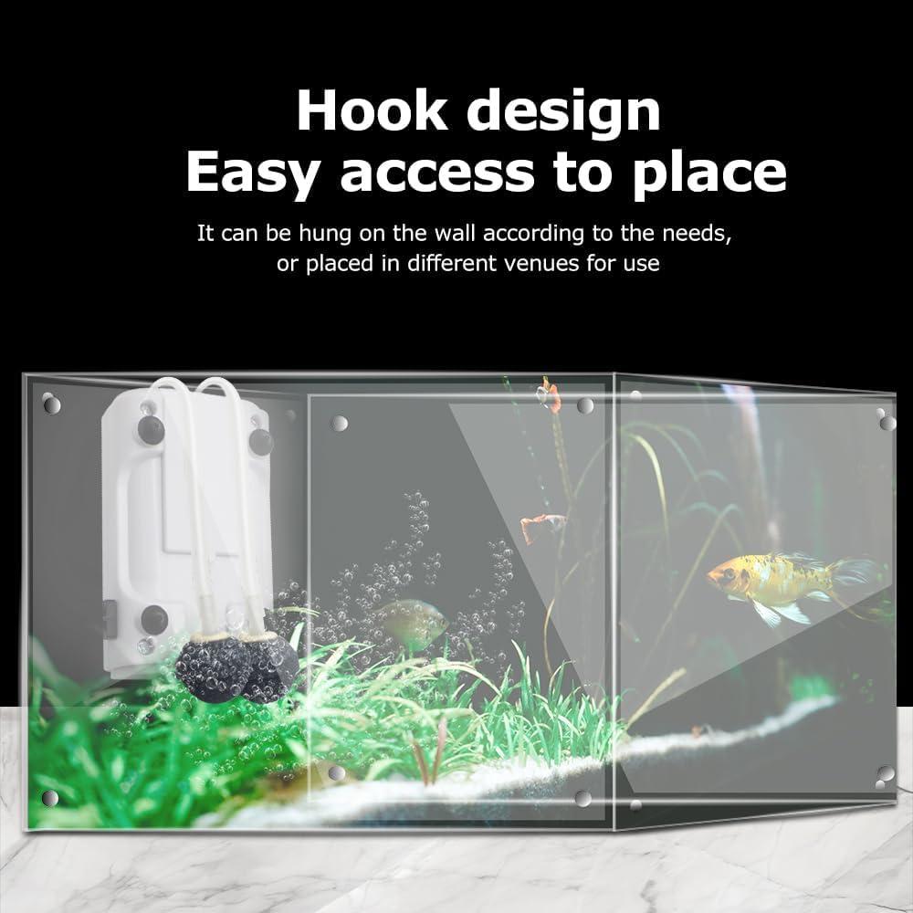 Bomba de Aire Silenciosa YQMIGU 3W para Acuario 283.9L