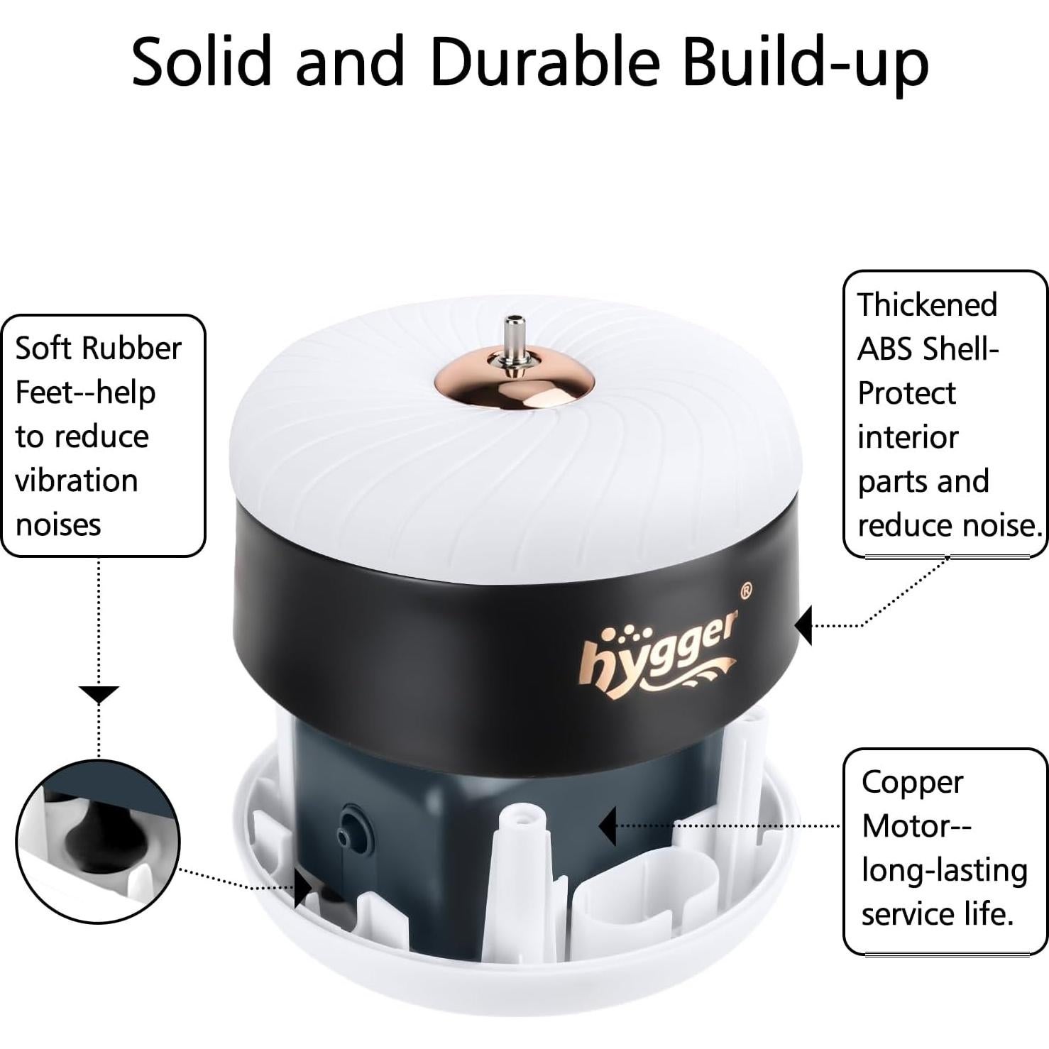 Bomba de Aire hygger 3W/8W para Acuario hasta 300L Silenciosa