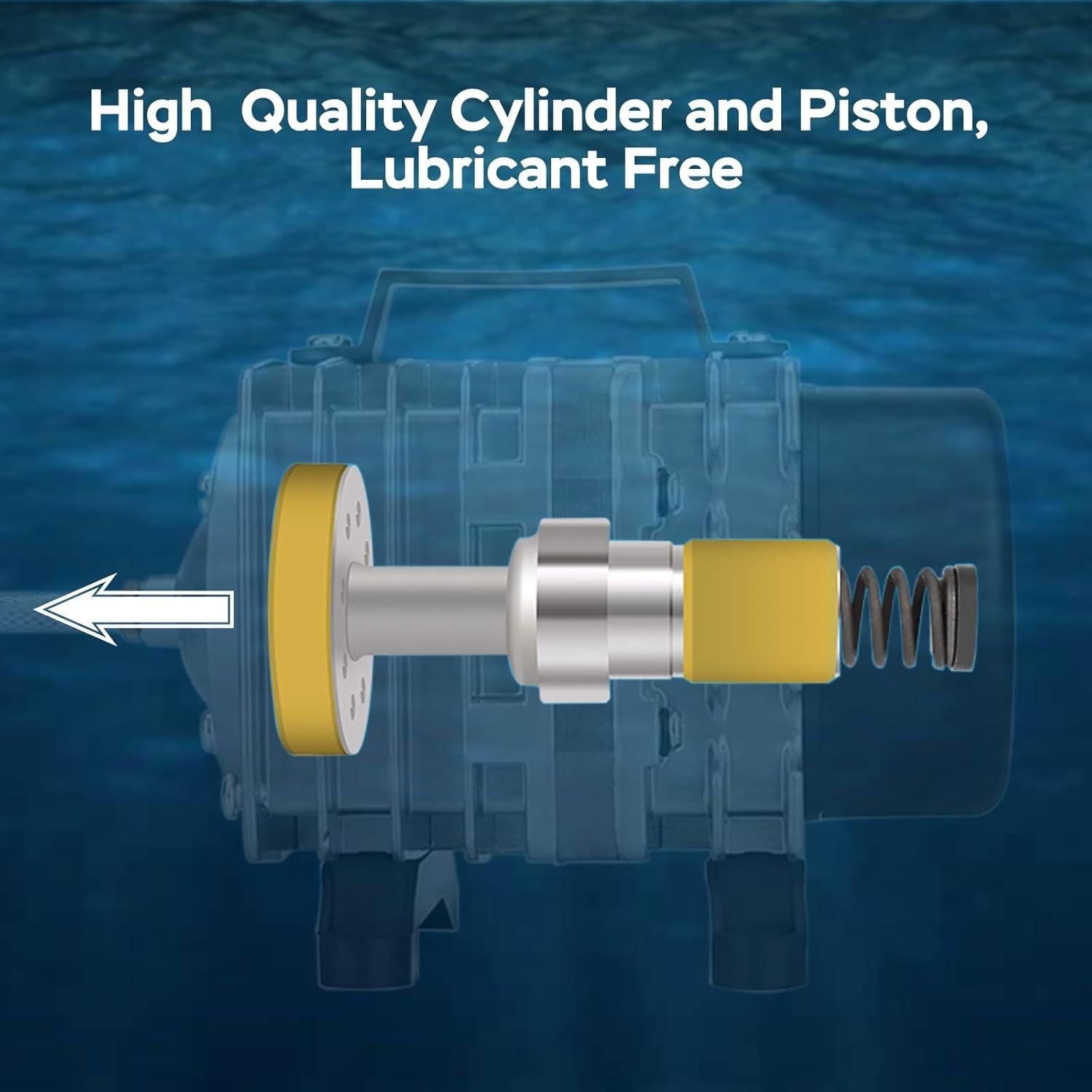 Bomba de Aire AquaMiracle 18W 600GPH para Acuarios y Estanques