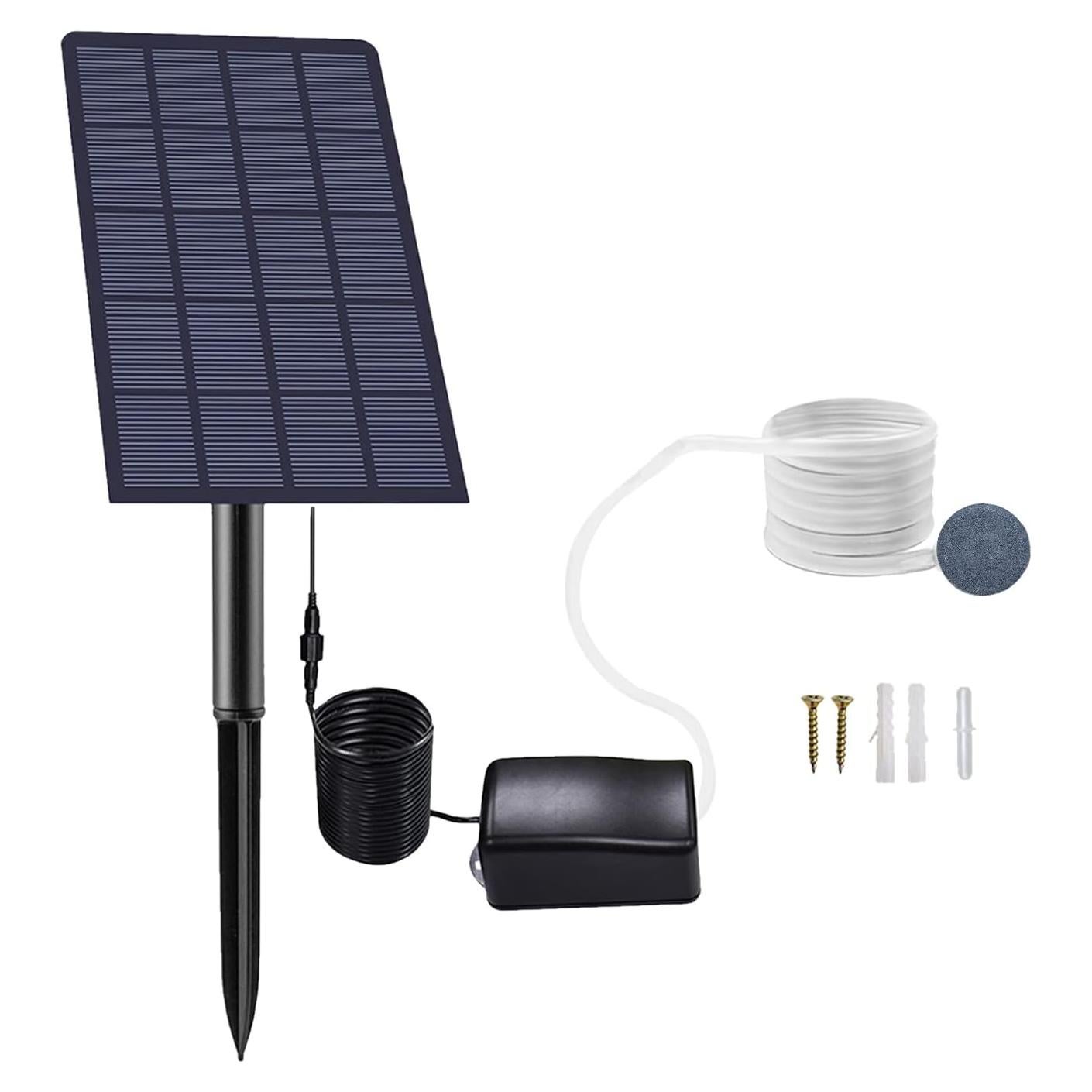 Bomba de Oxígeno Solar Andoer 2W para Estanques y Acuarios