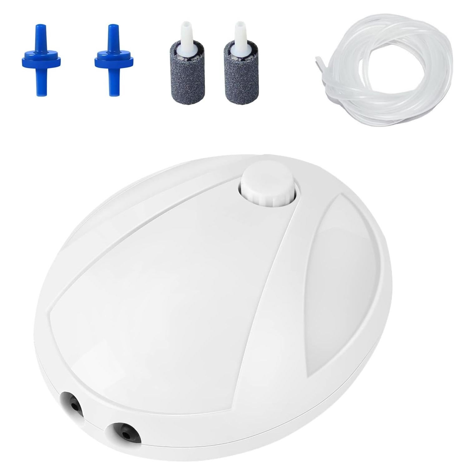 Bomba de Aire AQUANEAT para Acuario 60 Galones, Silenciosa