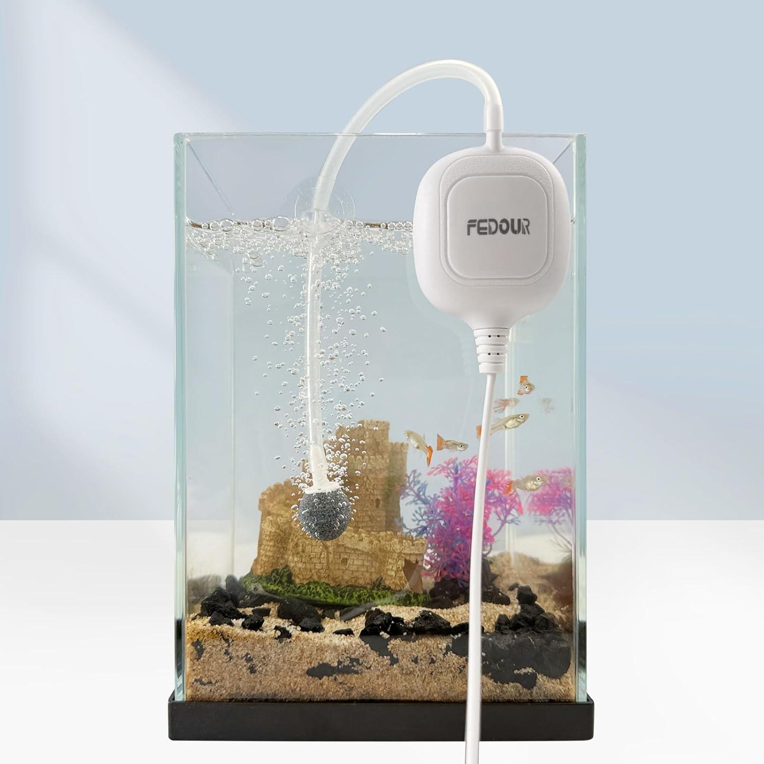 Bomba de Aire Acuario FEDOUR 4105 Ultra Silenciosa 10 Gal