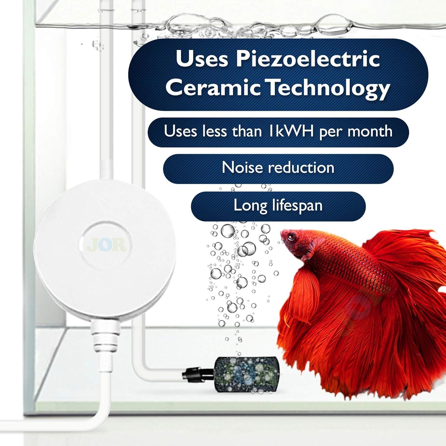 Bomba de Aire Acuática JOR Mini Ultra Silenciosa 450 ml/min