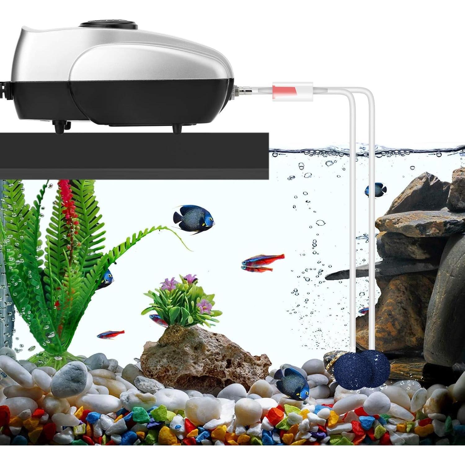 Bomba de Aire AquaMiracle AP2400 para Acuario 120 GPH