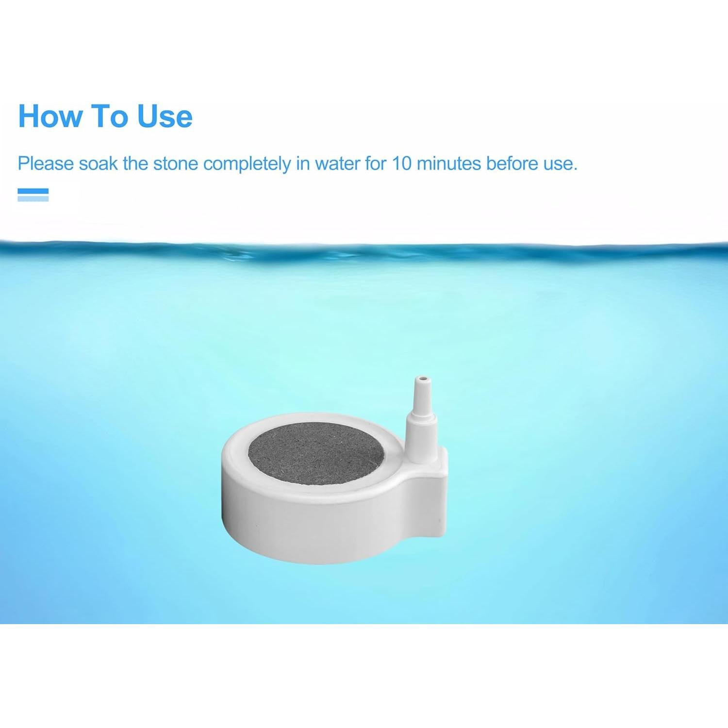 Piedra Burbujeadora de Aire Coomatec 2" para Acuarios 2-30 Gal