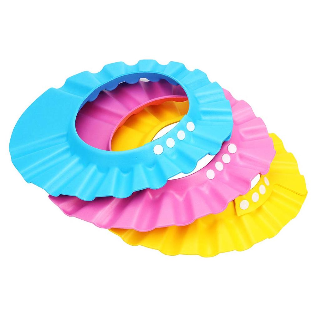 Gorro de baño ajustable para niños SUNTRADE - Set de 3 colores