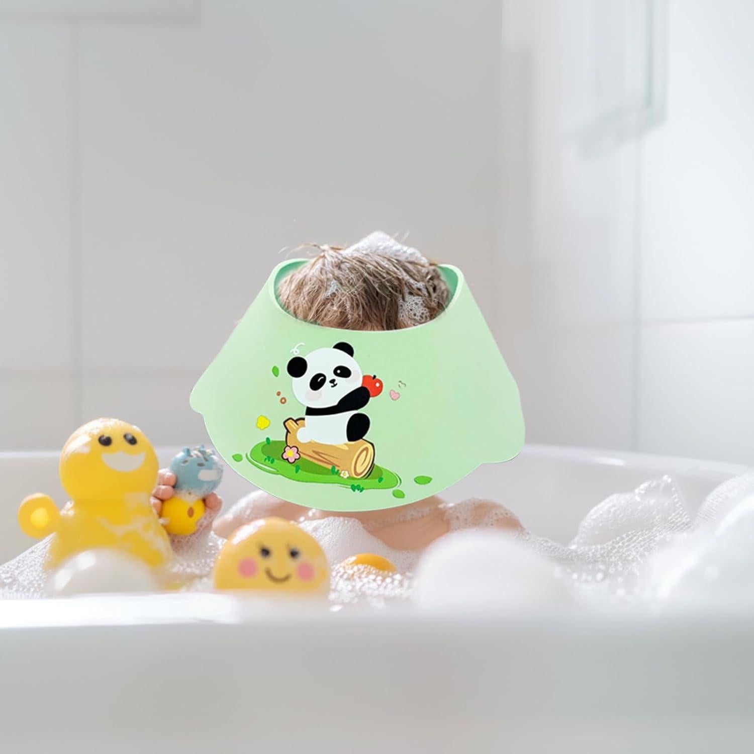 Escudo para Lavado de Cabello Niños - Ajustable e Impermeable