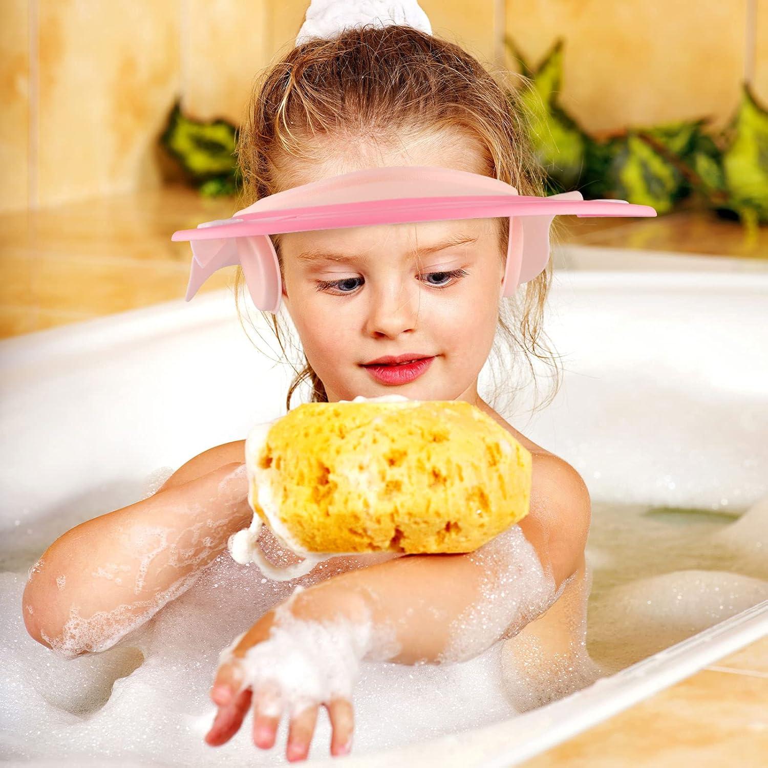 Gorro de Ducha para Bebés Geyoga Rosa Ajustable Silicona