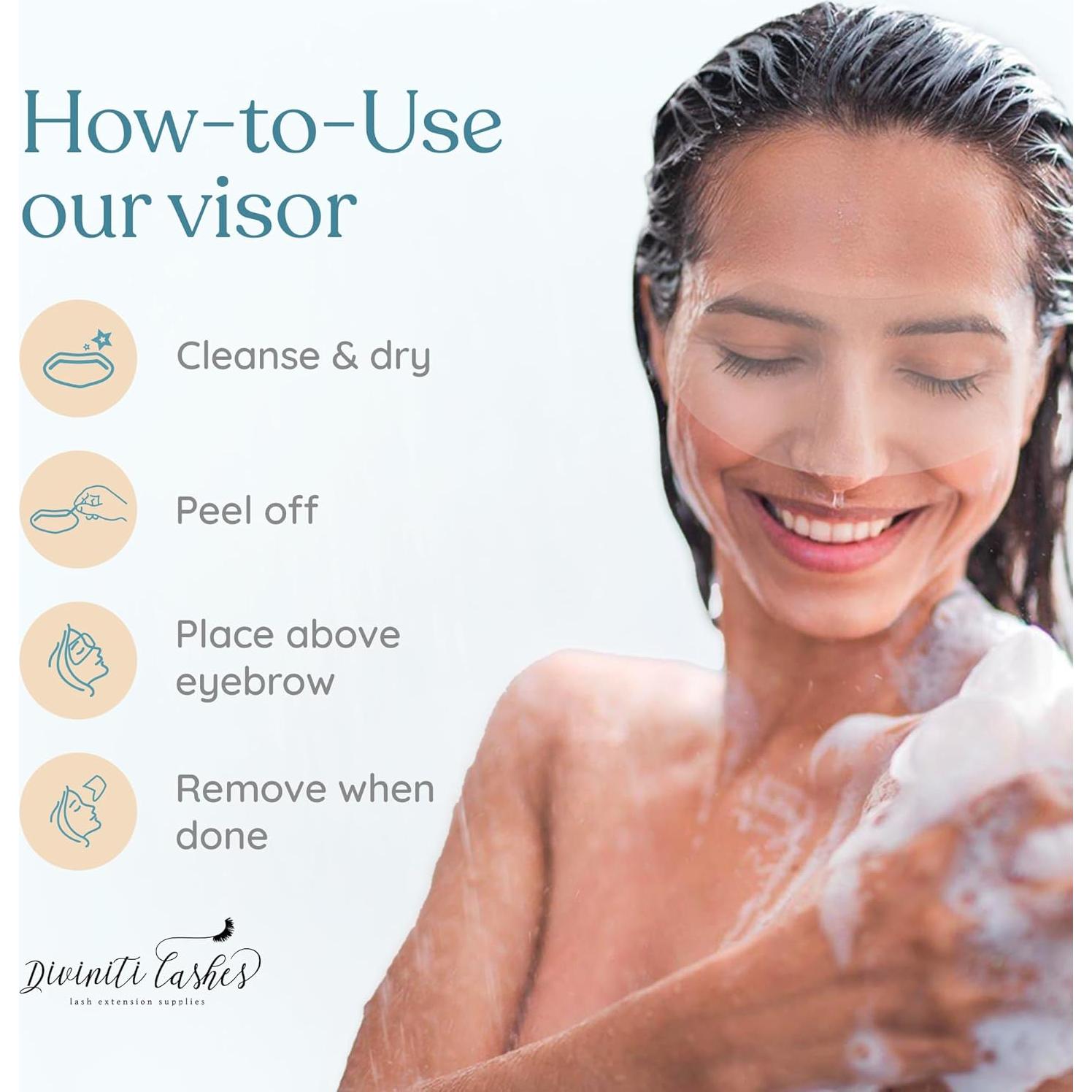 Visera de Ducha para Pestañas DROP OF DIVINITI - 200 Unidades
