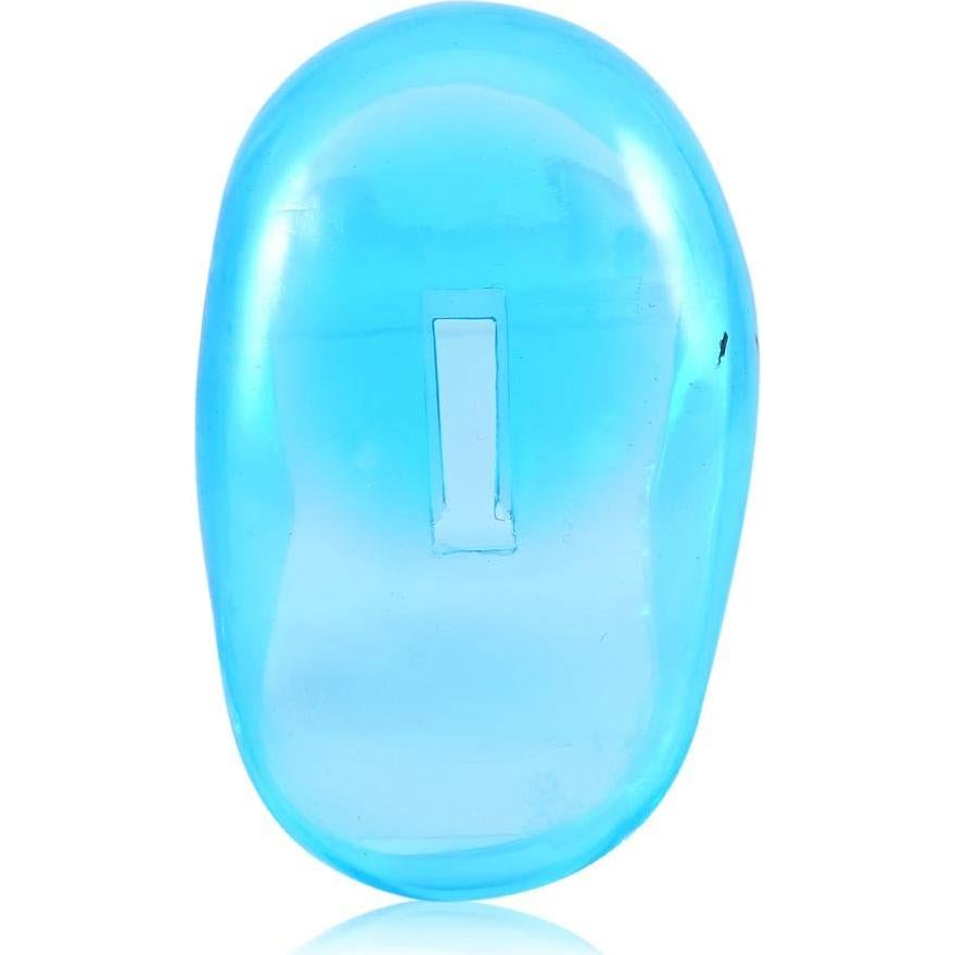Cubiertas para Oídos de Plástico Azul - 2 Piezas para Tinte de Cabello