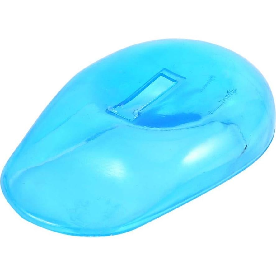 Cubiertas para Oídos de Plástico Azul - 2 Piezas para Tinte de Cabello