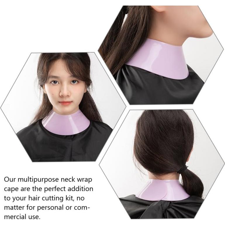 Capa de Corte de Cabello SHERCHPRY Morada Impermeable 29x29cm