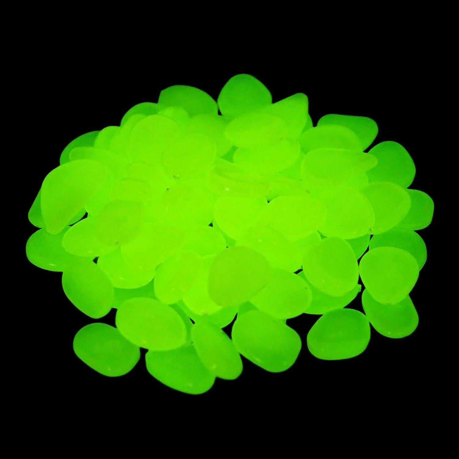 Piedras Brillantes en la Oscuridad 100pcs SUSOYAOCHEN Decoración
