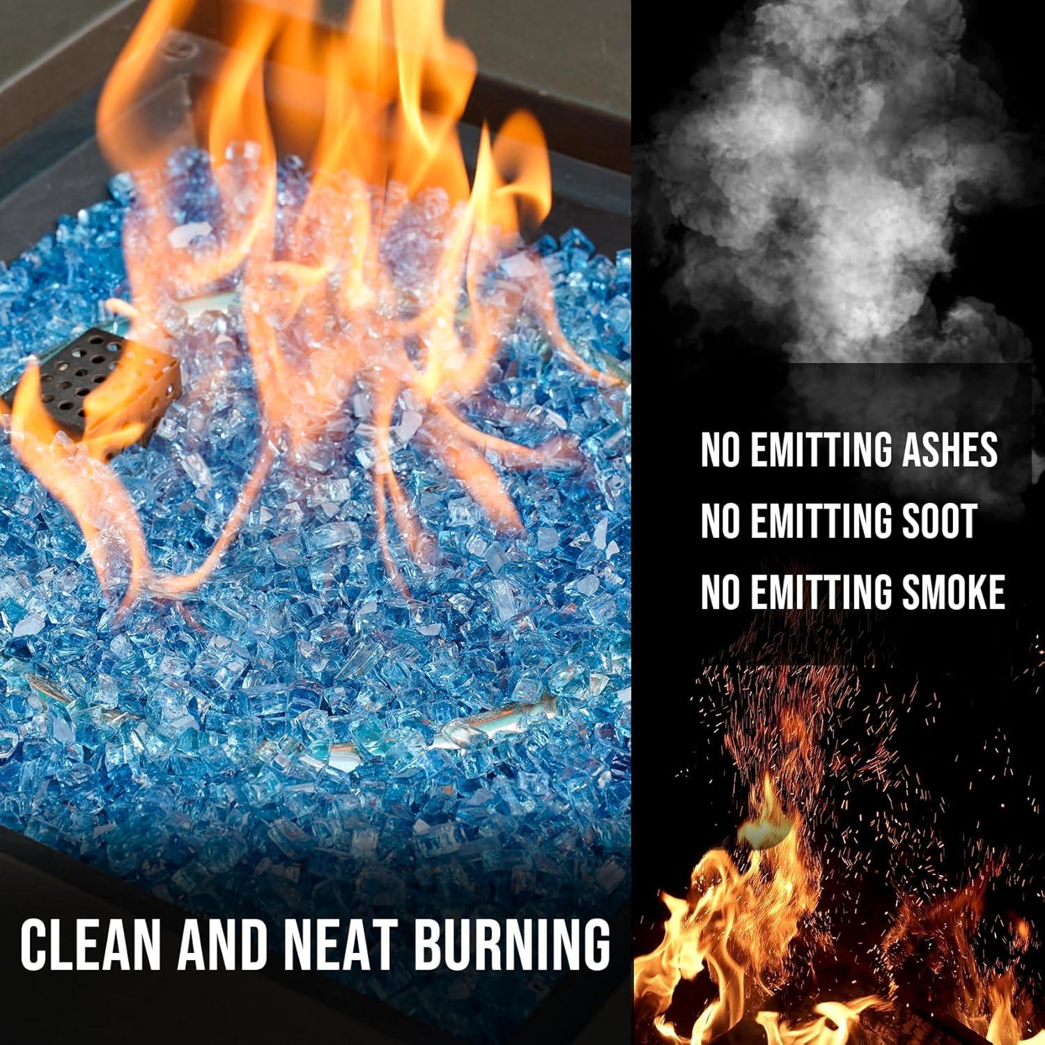 Vidrio de Fuego Azul Pacífico Skyflame 4.54 kg para Fogata