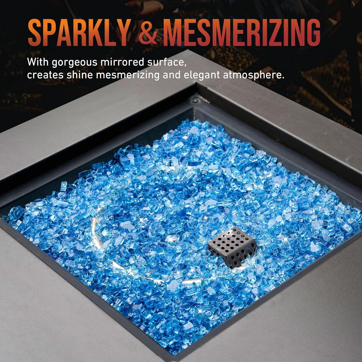 Vidrio de Fuego Azul Pacífico Skyflame 4.54 kg para Fogata