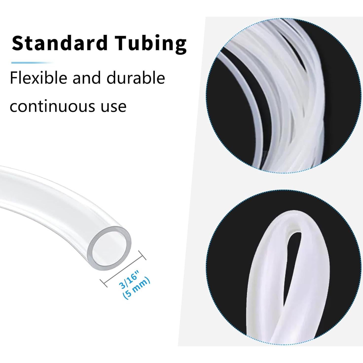 Manguera de aire acuático Pewyoke 7.62m 3/16" con accesorios