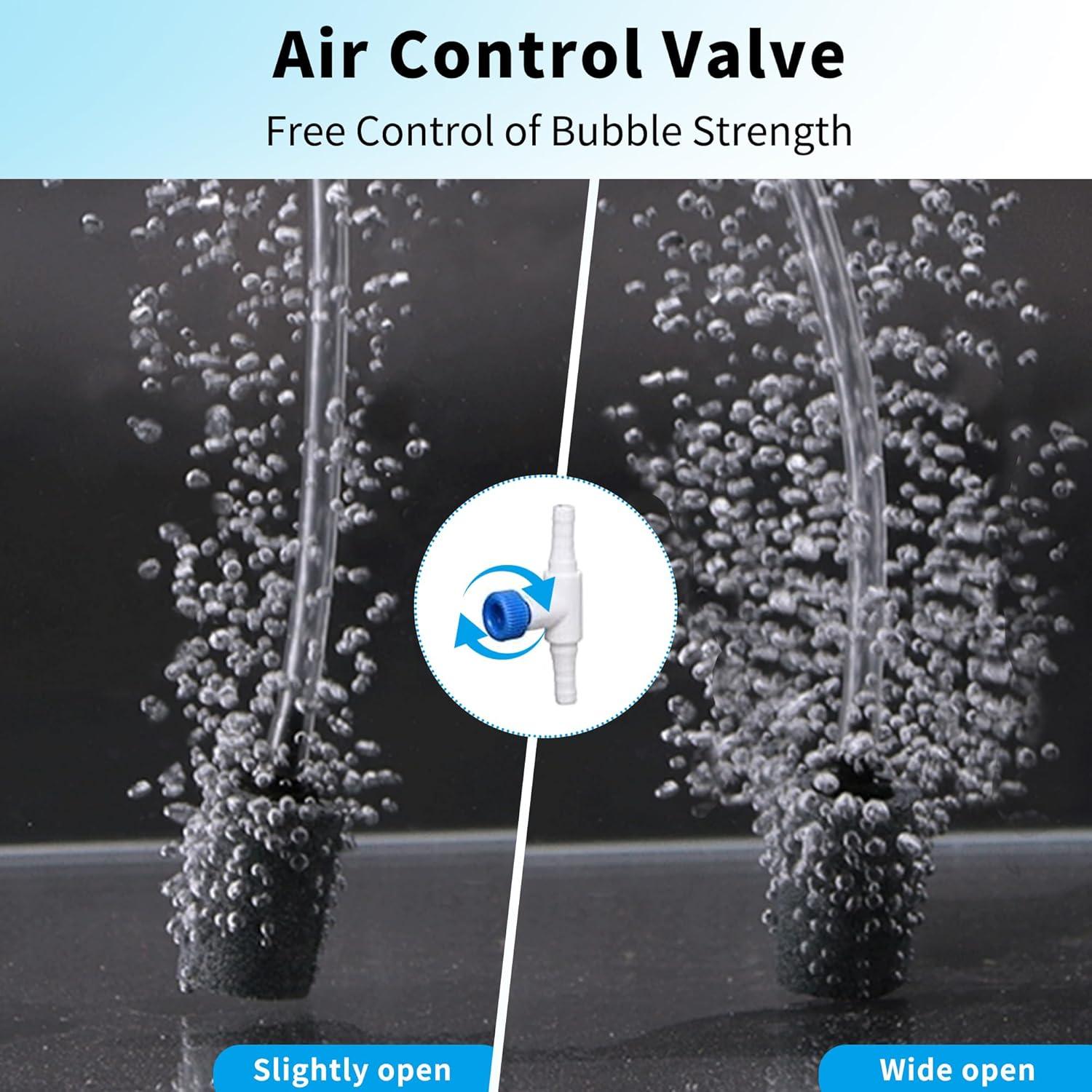 Manguera de aire acuático Pewyoke 7.62m 3/16" con accesorios