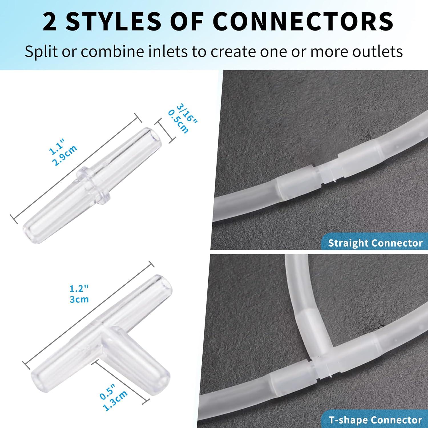 Manguera de aire acuático Pewyoke 7.62m 3/16" con accesorios