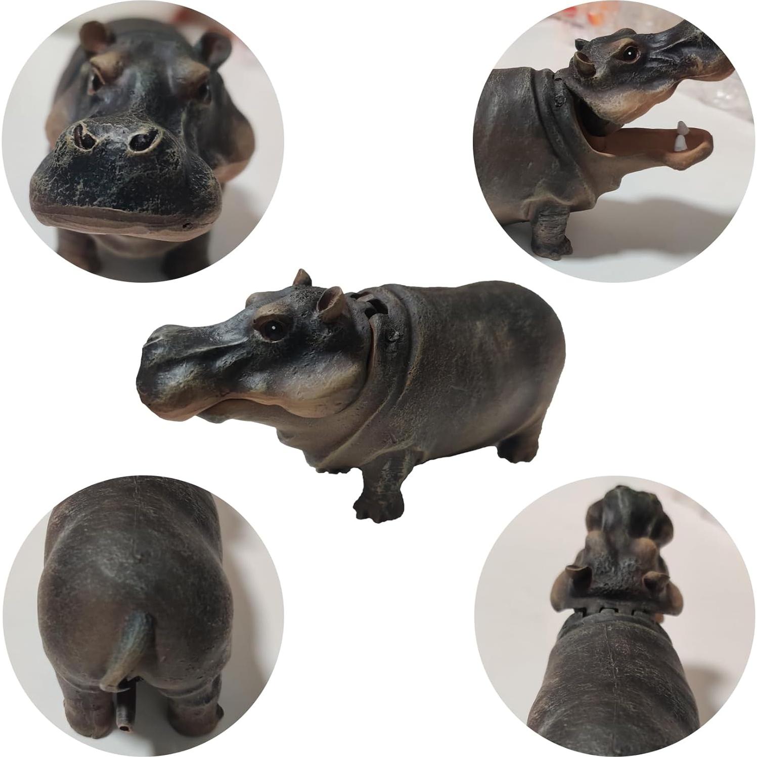 Decoración Acuario Hipopótamo Flitsvuur con Burbujas de Aire