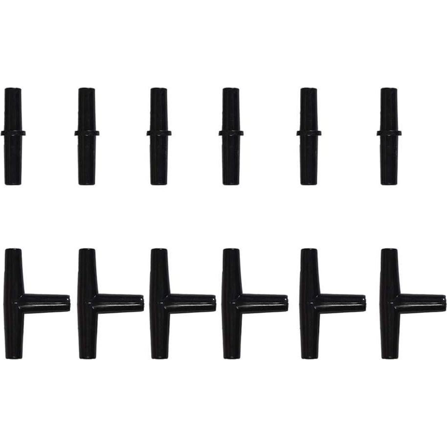 Tubo Flexible de Aire JIH 15.24m 3/16" Negro con Conectores