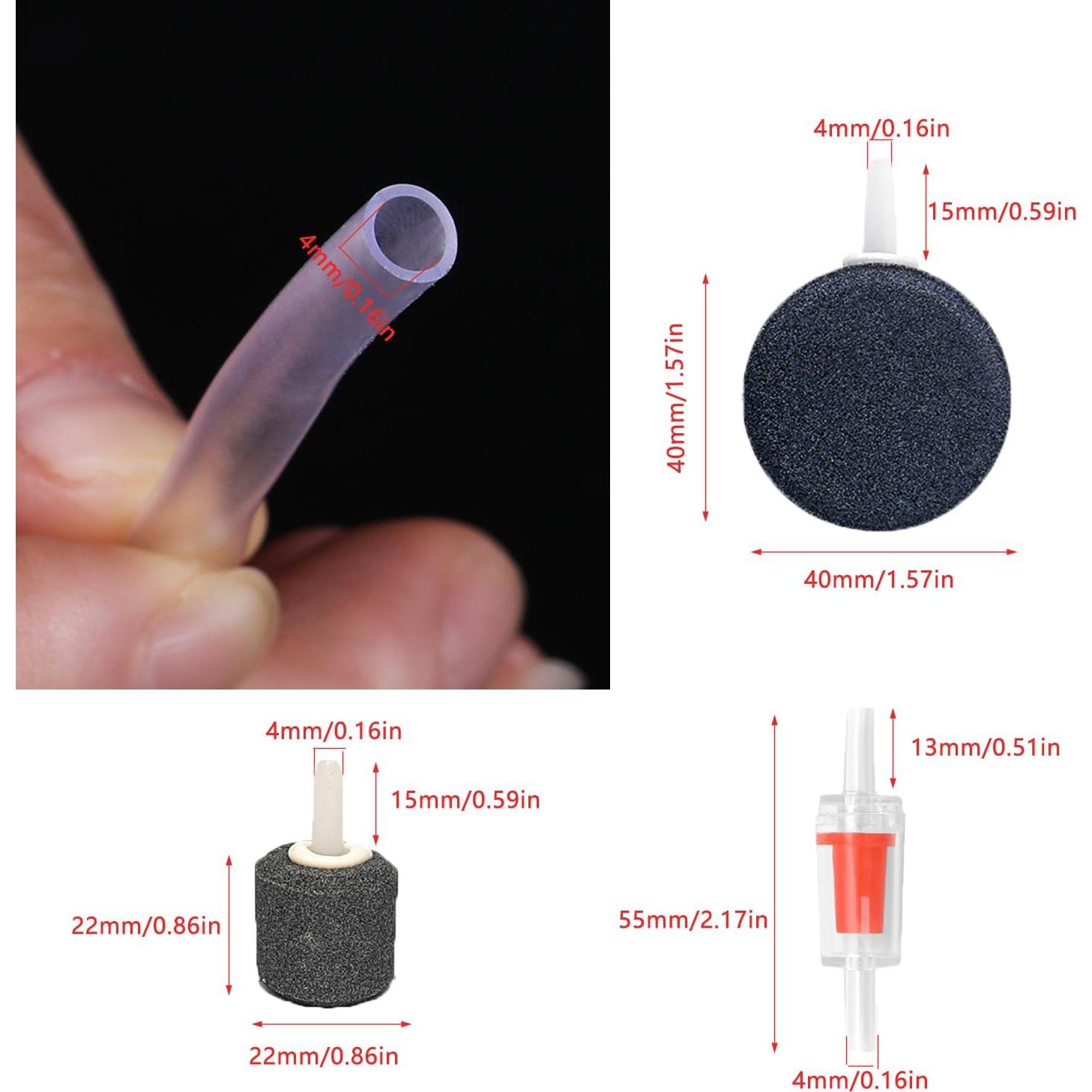 Paquete de 7 Accesorios para Bomba de Aire UtySty 4mm