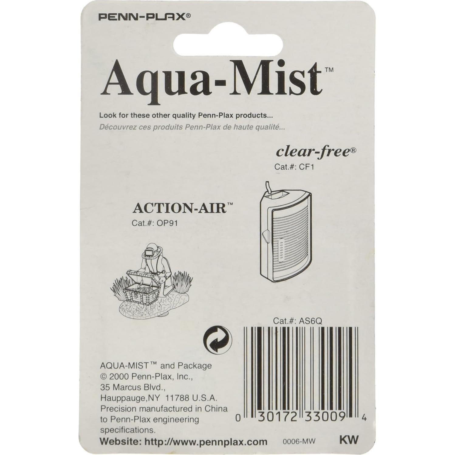 Aerador de Aire Penn Plax Aqua Mist 4 Piezas 1 cm para Acuario