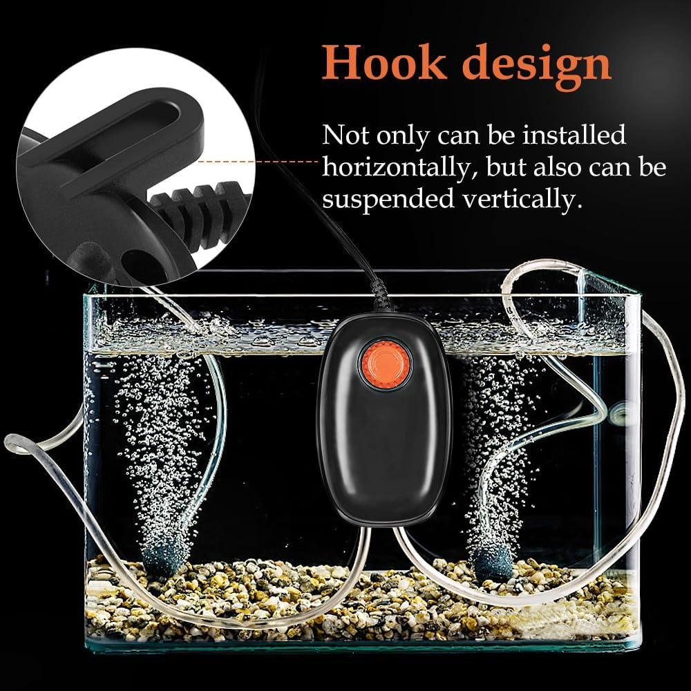 Bomba de Aire Eléctrica FEDOUR 5W para Acuario hasta 757L