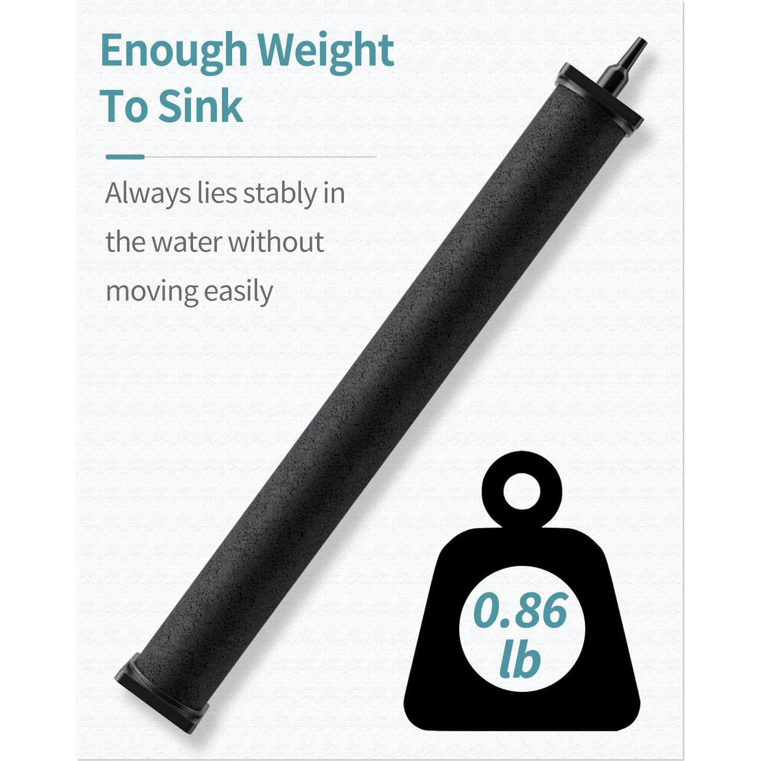 Cilindro de aire Pawfly 40.64 cm para acuarios grandes - 2 paquetes