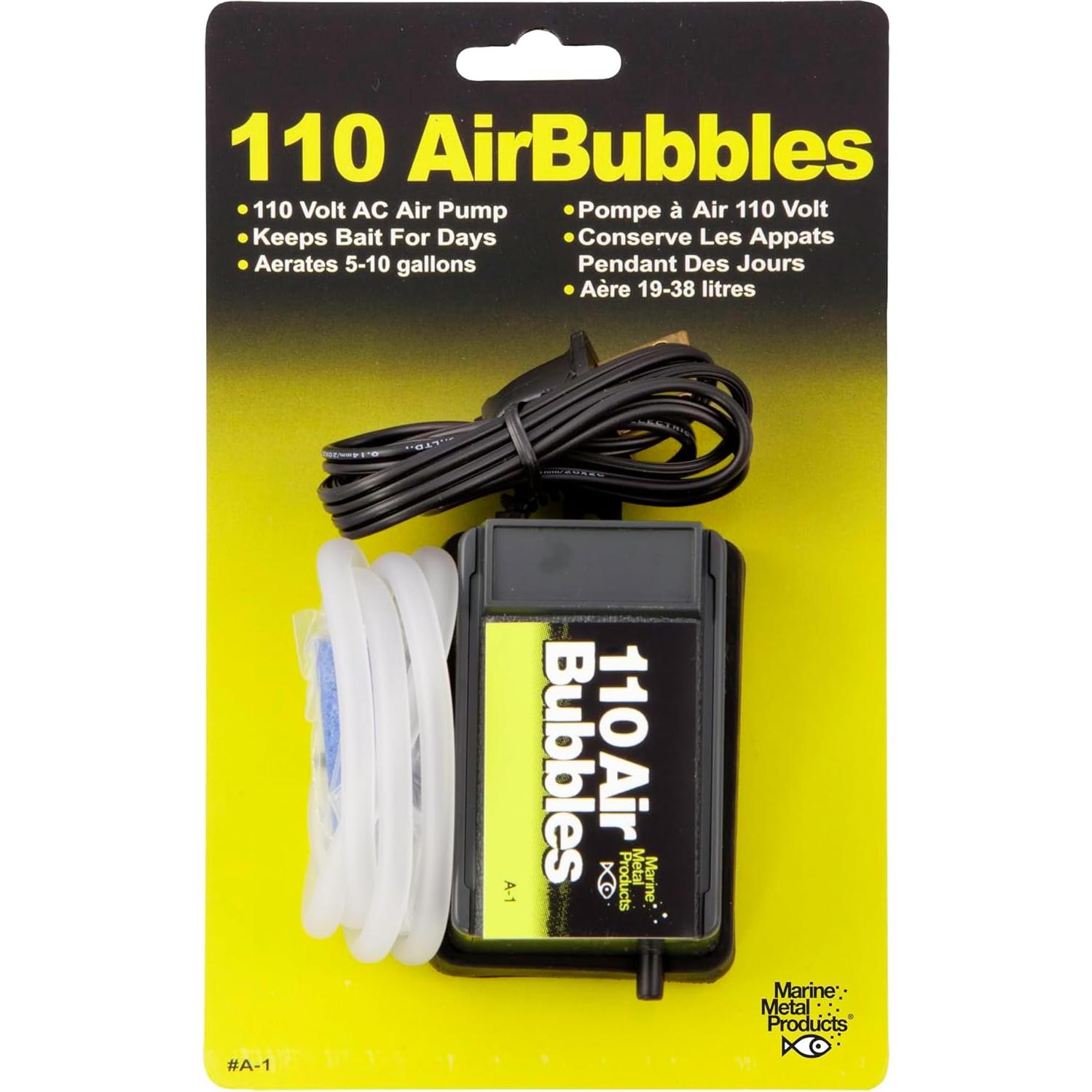 Bomba de Aire Marine Metal 110AIR para Cebo Vivo 1.3 LPM