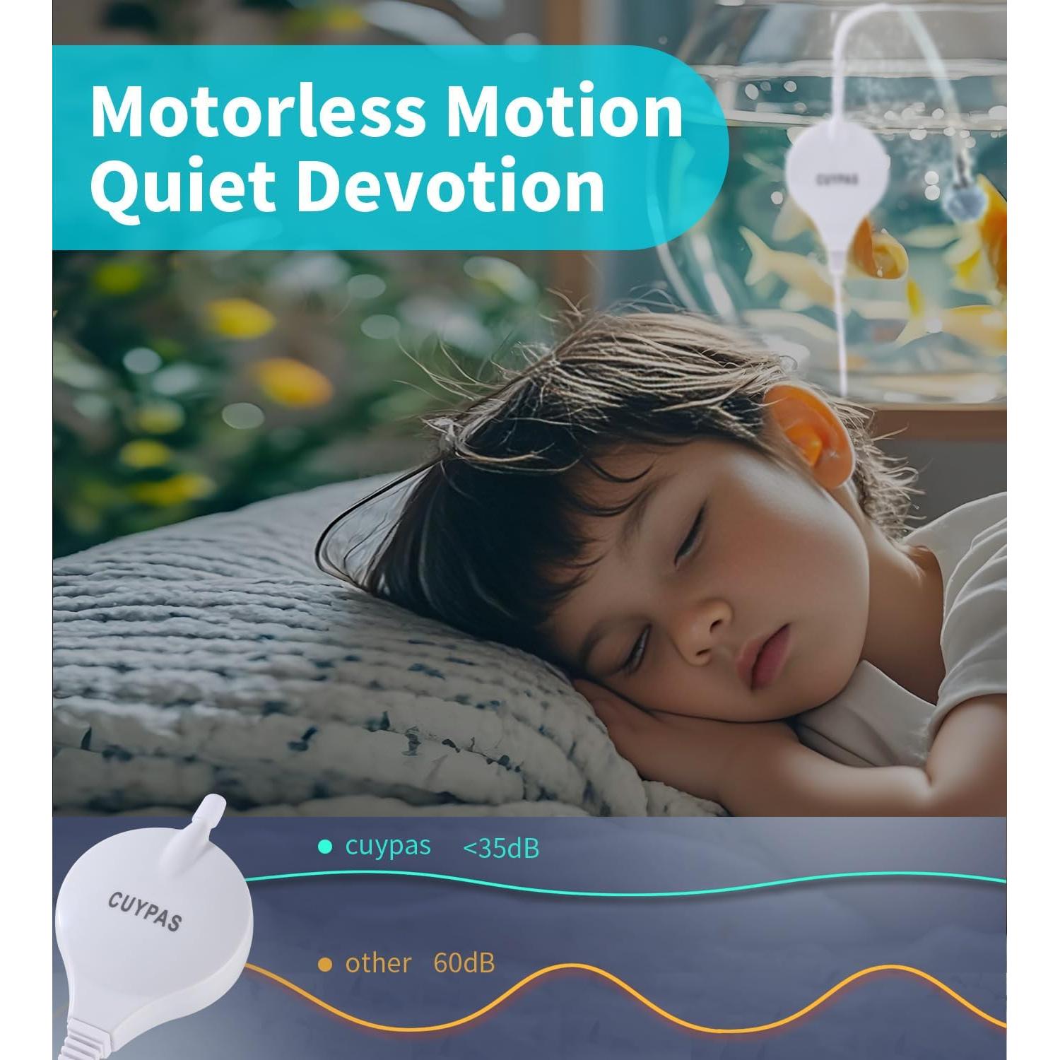 Bomba de Aire Silenciosa CUYPAS AP-200 para Acuario 56.8L