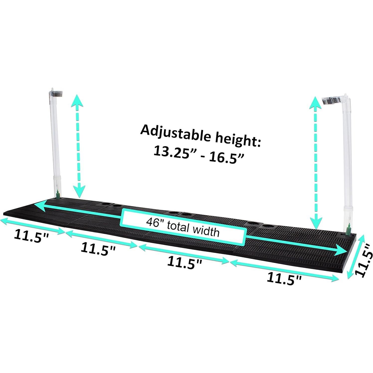 Filtro de Acuario Penn-Plax CFU55 Bajo Grava 40-55 Galones