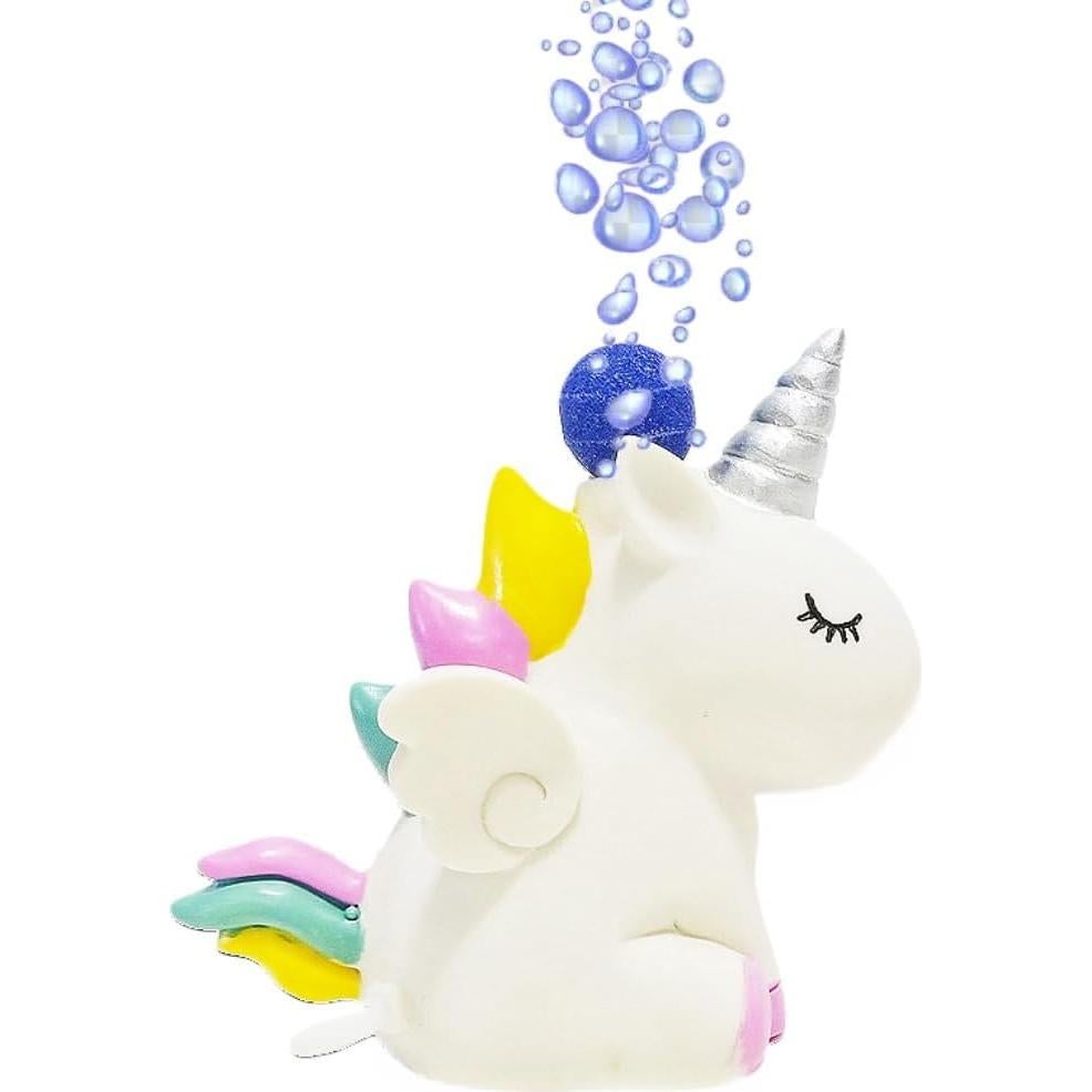 Hacedor de burbujas de aire Unicornio Khanoqq 12x12x7cm Resina Ecológica